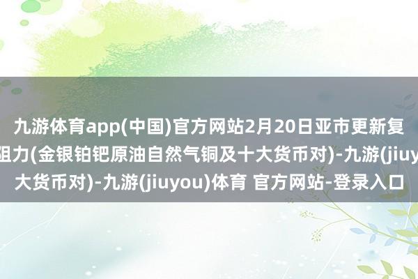 九游体育app(中国)官方网站2月20日亚市更新复古阻力：18品种复古阻力(金银铂钯原油自然气铜及十大货币对)-九游(jiuyou)体育 官方网站-登录入口